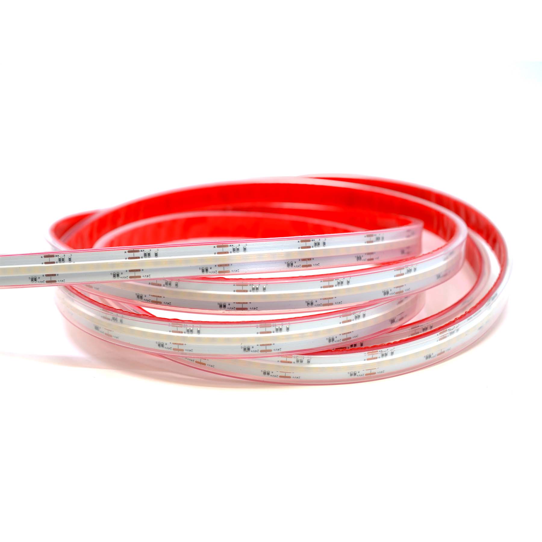 G.W.S LED Wholesale LED Strip Lights LED COB Strip Light, Seamless, 5M Reel, IP20/IP65, 24V, 12mm/14mm Wide, RGB+CCT