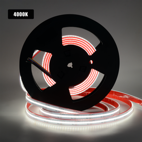 G.W.S LED Wholesale LED Strip Lights LED COB Strip Light, Seamless, 5M Reel, IP20/IP65, 24V, 12mm/14mm Wide, RGB+CCT