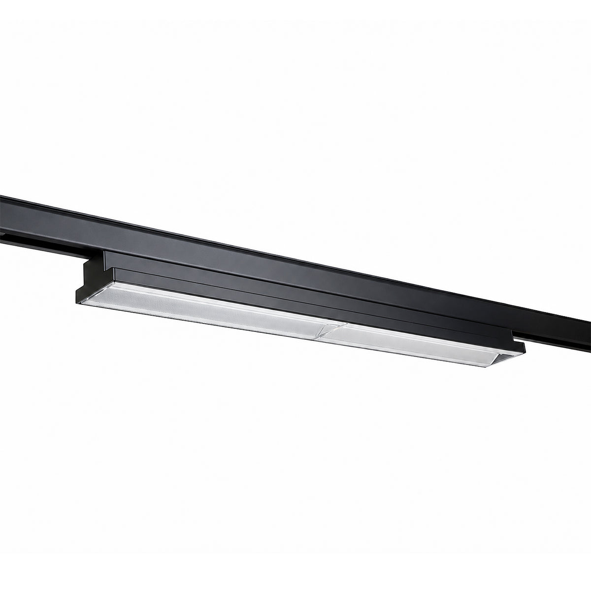 G.W.S LED Wholesale Ltd. Black / 2FT / No 3-Circuit (4-Wire) Universal LED Linear Optic Lens Track Light (3CCT)