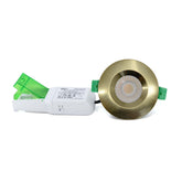 G.W.S LED Wholesale Ltd. Ceiling Light Fixtures Brushed Brass / 1 Fire Rated LED Downlight Dimmable Dual Wattage 5W/8W 4CCT