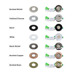 G.W.S LED Wholesale Ltd. Ceiling Light Fixtures Fire Rated LED Downlight Dimmable Dual Wattage 5W/8W 4CCT