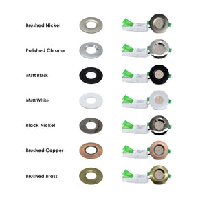 G.W.S LED Wholesale Ltd. Ceiling Light Fixtures Fire Rated LED Downlight Dimmable Dual Wattage 5W/8W 4CCT
