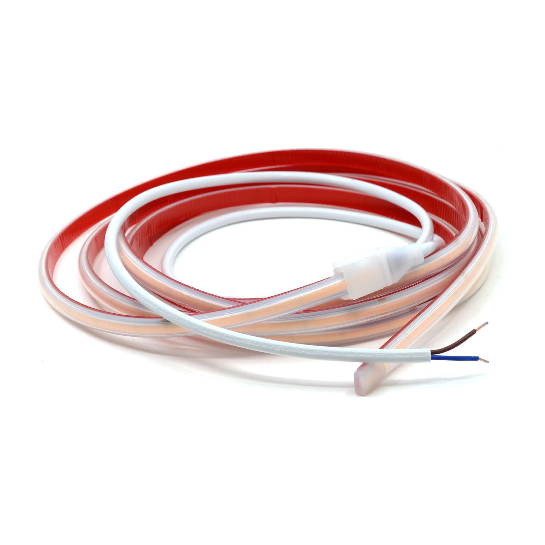 G.W.S LED Wholesale Ltd. LED Strip Lights Hard Wiring LED COB AC Strip Light, Seamless, IP65, 220V-240V, 10mm Wide, 10cm/Cut