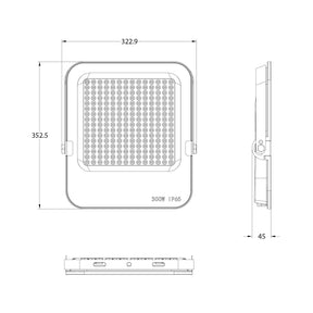 G.W.S LED Wholesale Ltd. Slim LED Floodlights Ultra Slim Black Casing LED Flood Light