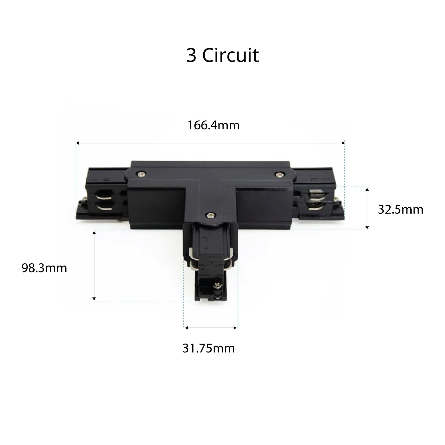 G.W.S LED Wholesale Ltd. T Shape Connector For LED Track Light