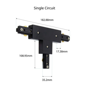 G.W.S LED Wholesale Ltd. T Shape Connector For LED Track Light