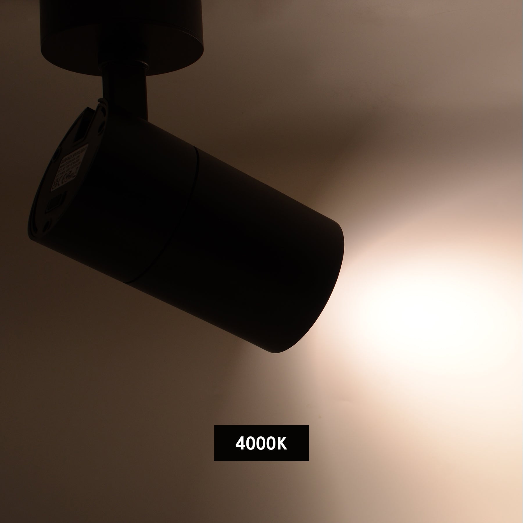 G.W.S LED Wholesale Ltd. White Dimmable LED Surface Mounted Spotlight 3CCT