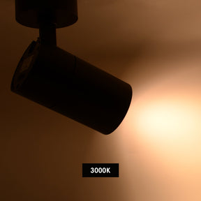 G.W.S LED Wholesale Ltd. White Dimmable LED Surface Mounted Spotlight 3CCT