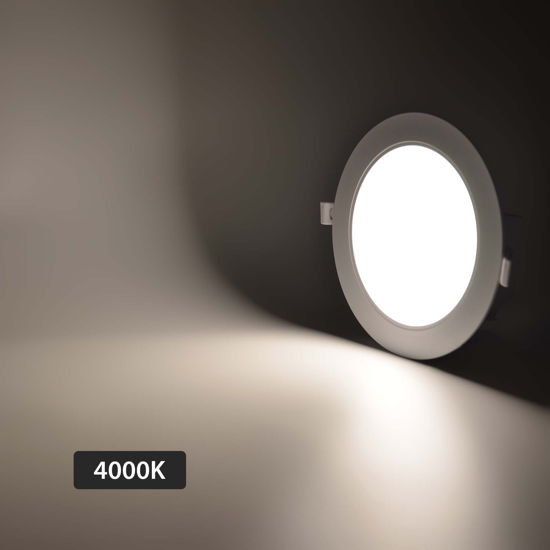 G.W.S LED Wholesale Recessed LED Panel Lights LED Slim Panel Light Round Surface Mounted 3CCT IP54