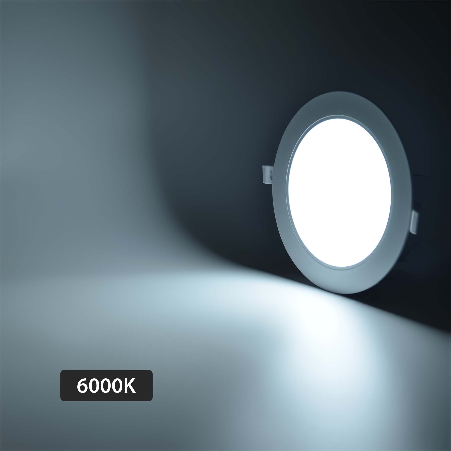 G.W.S LED Wholesale Recessed LED Panel Lights LED Slim Panel Light Round Surface Mounted 3CCT IP54