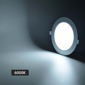 G.W.S LED Wholesale Recessed LED Panel Lights LED Slim Panel Light Round Surface Mounted 3CCT IP54