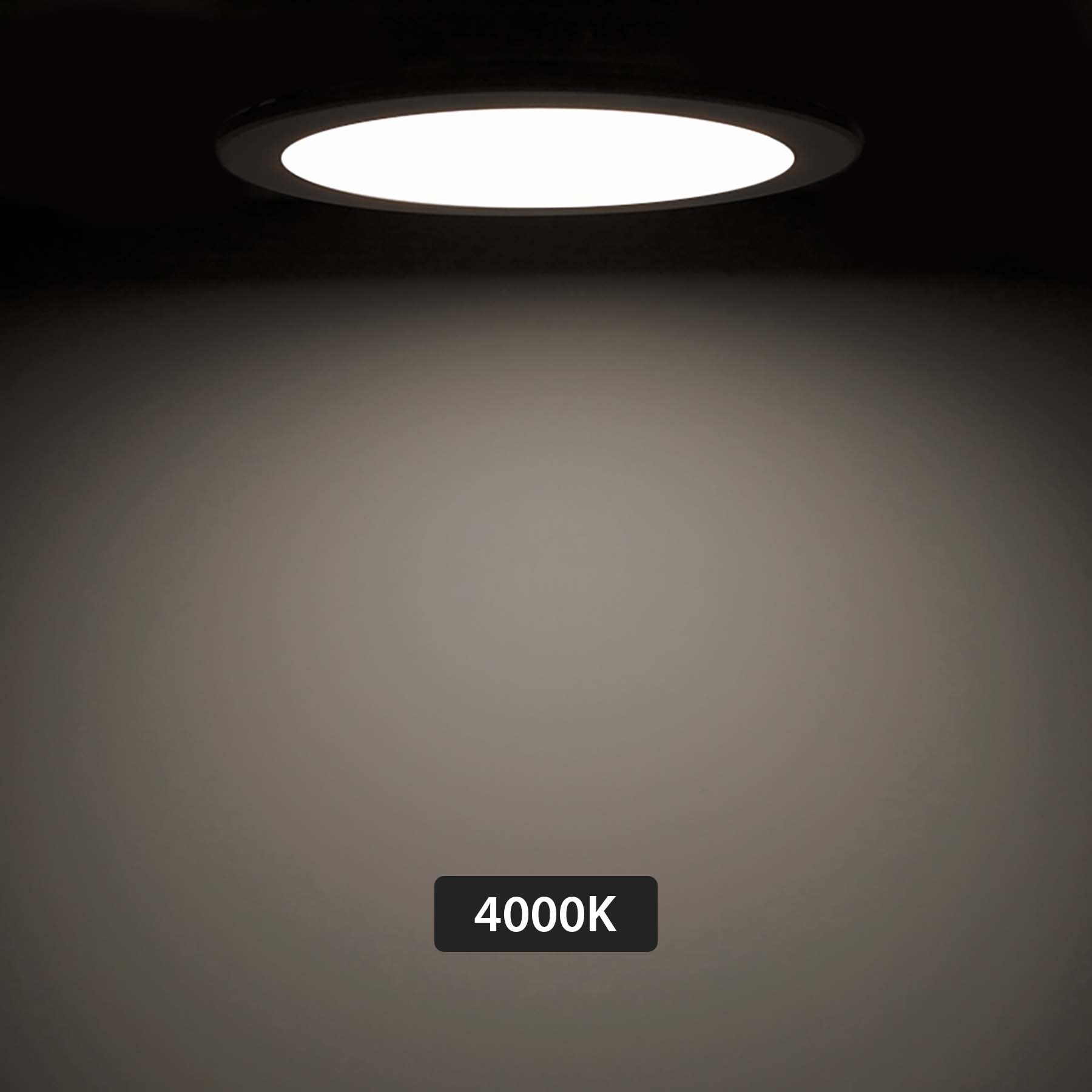 G.W.S LED Wholesale Recessed LED Panel Lights Recessed Round LED Slim Panel Light