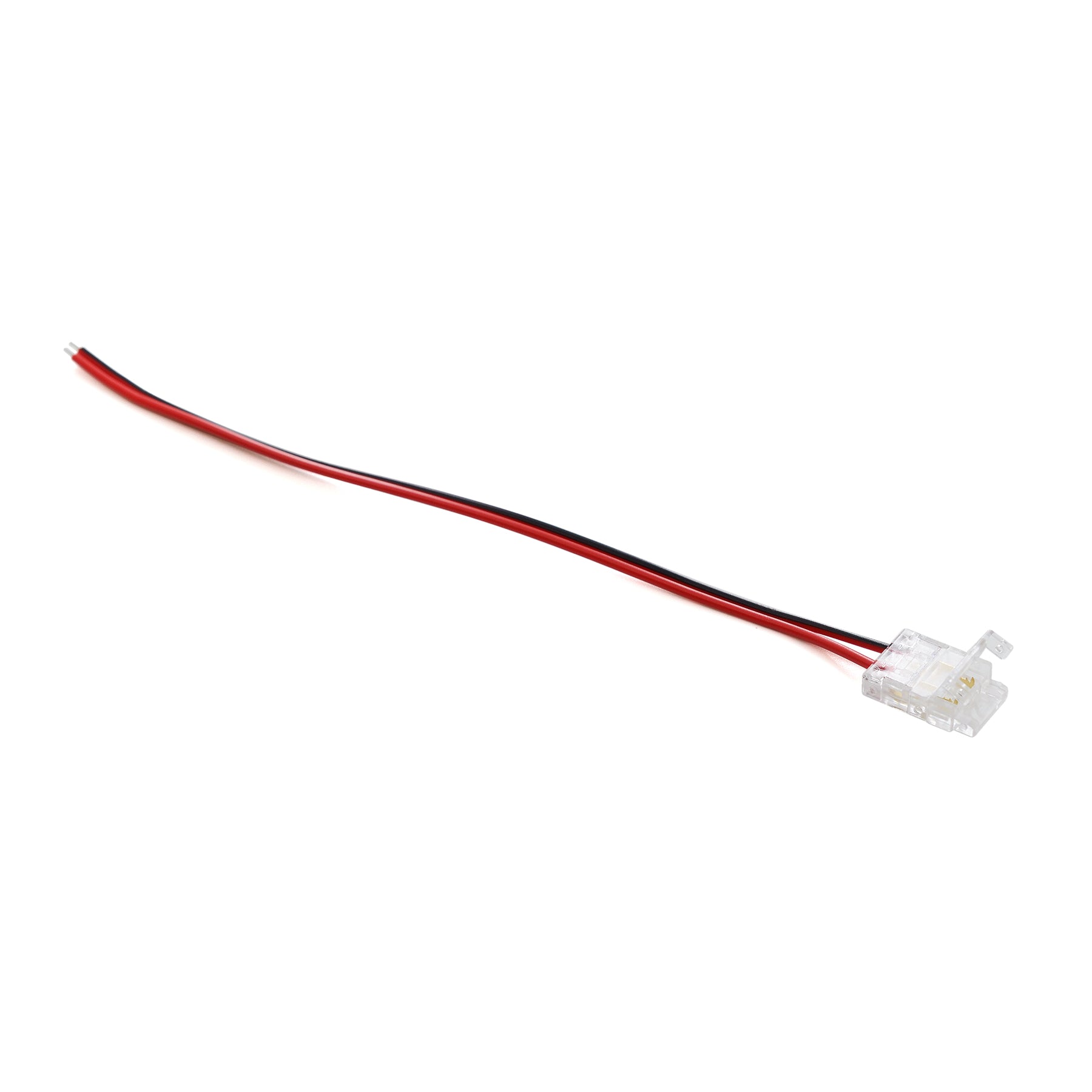 G.W.S LED Wholesale Strip Connectors 1 End Wire Cable For DC LED Strip Lights, Pack of 5