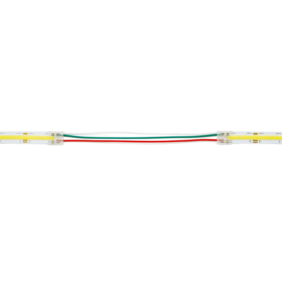 G.W.S LED Wholesale Strip Connectors 10mm / 3 Pin CCT/Pixel / 5 3 Pin 2 End Wire Connector For CCT/Pixel LED COB Strip Lights
