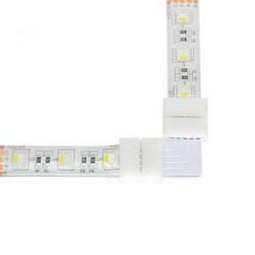 G.W.S LED Wholesale Strip Connectors 12mm / 5 Pin RGBW/RGBWW / 5 5 Pin L Shape Connector For LED RGBW/RGBWW Strip Lights