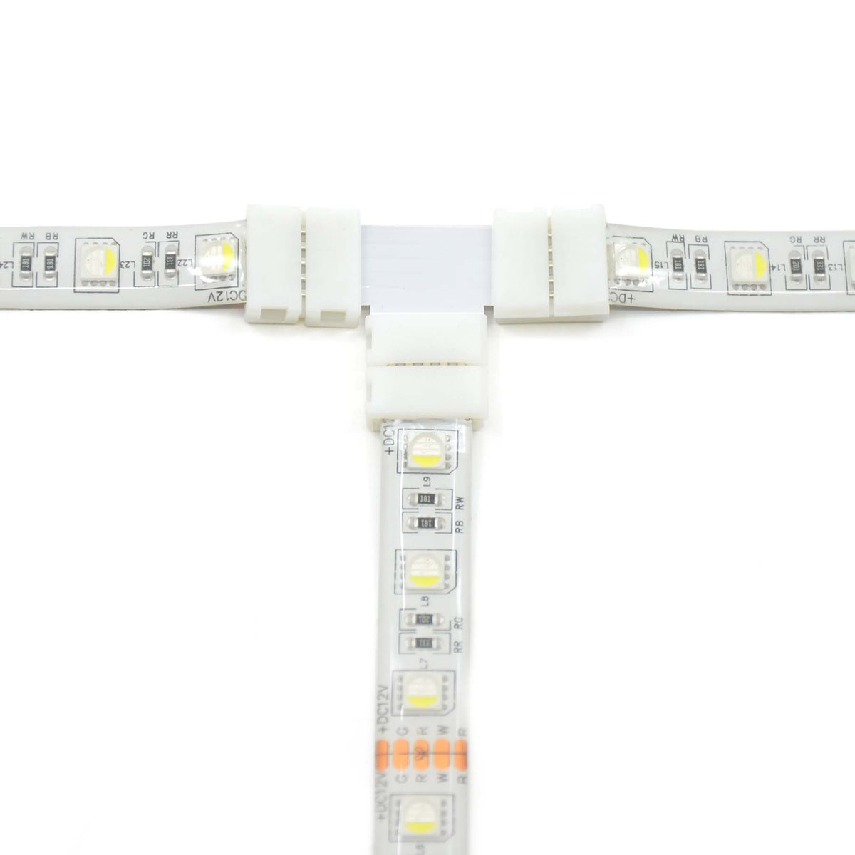 G.W.S LED Wholesale Strip Connectors 12mm / 5 Pin RGBW/RGBWW / 5 5 Pin T Shape Connector For LED RGBW/RGBWW Strip Lights