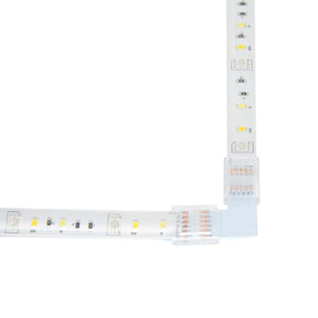 G.W.S LED Wholesale Strip Connectors 12mm / 6 Pin RGBCCT / 5 6 Pin L Shape Connector For RGBCCT LED Strip Lights