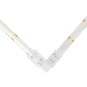 G.W.S LED Wholesale Strip Connectors 2 Pin L Shape Connector For Single Colour LED COB Strip Lights