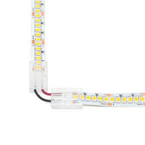 G.W.S LED Wholesale Strip Connectors 2 Pin L Shape Quick Fit Flex Connector For Single Colour LED Strip Lights