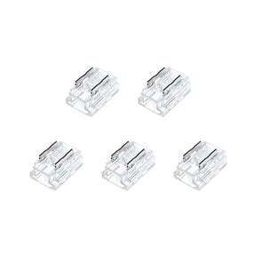 G.W.S LED Wholesale Strip Connectors 2 Pin Straight Connector For Single Colour LED COB Strip Lights