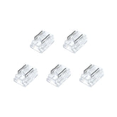 G.W.S LED Wholesale Strip Connectors 2 Pin Straight Connector For Single Colour LED COB Strip Lights