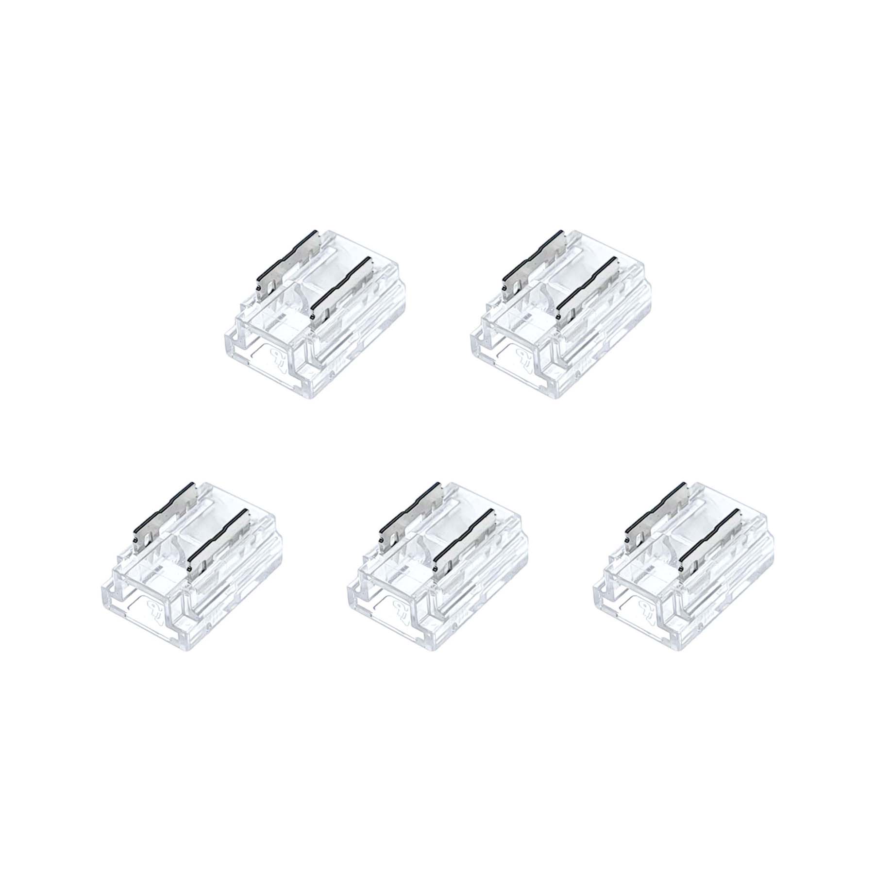 G.W.S LED Wholesale Strip Connectors 2 Pin Straight Connector For Single Colour LED COB Strip Lights