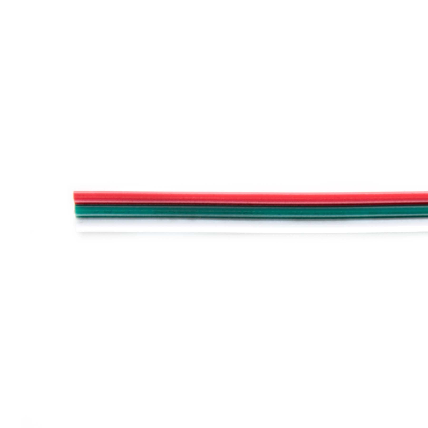 G.W.S LED Wholesale Strip Connectors 22 AWG 12/24V 3 Core Extension Wire Cable