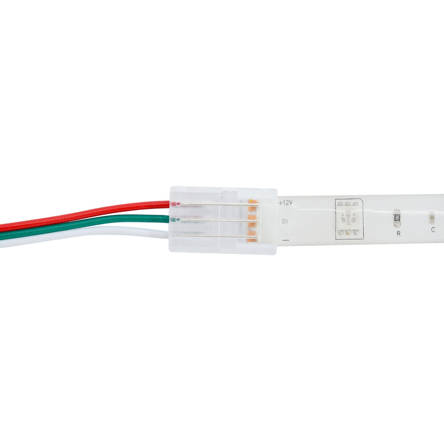 3 Pin Solderless Strip to Wire Connector For CCT/Pixel LED Strip Light