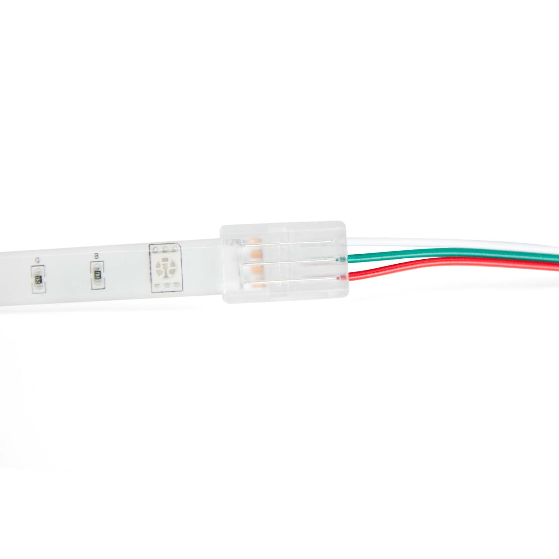 G.W.S LED Wholesale Strip Connectors 3 Pin Strip to Wire Connector For Pixel LED Strip Lights