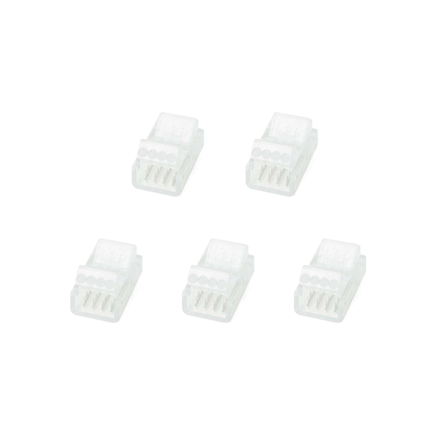 Led 4pin 4 Pin Solderless Strip to Wire Connector For RGB LED Strip Lights