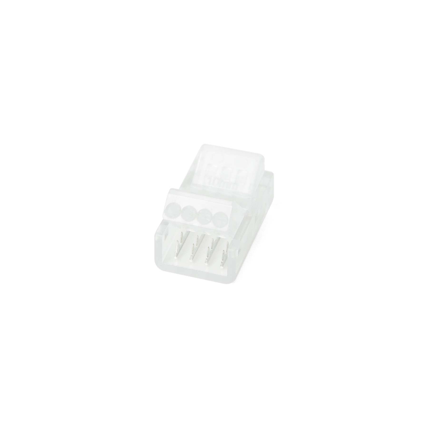 G.W.S LED Wholesale Strip Connectors 4 Pin RGB / 10mm / 5 4 Pin Strip to Wire Connector For RGB LED Strip Lights