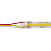 G.W.S LED Wholesale Strip Connectors COB / 10mm / 3 Pin CCT/Pixel Strip to Wire Straight Connector For DC LED Strip Lights, Pack of 5