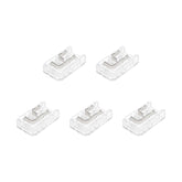 G.W.S LED Wholesale Strip Connectors COB/SMD / 5mm / 2 Pin Single Colour Ultra Slim Mini L Shape Seamless Clamp Connector for COB/SMD Single Colour DC LED Strip Lights