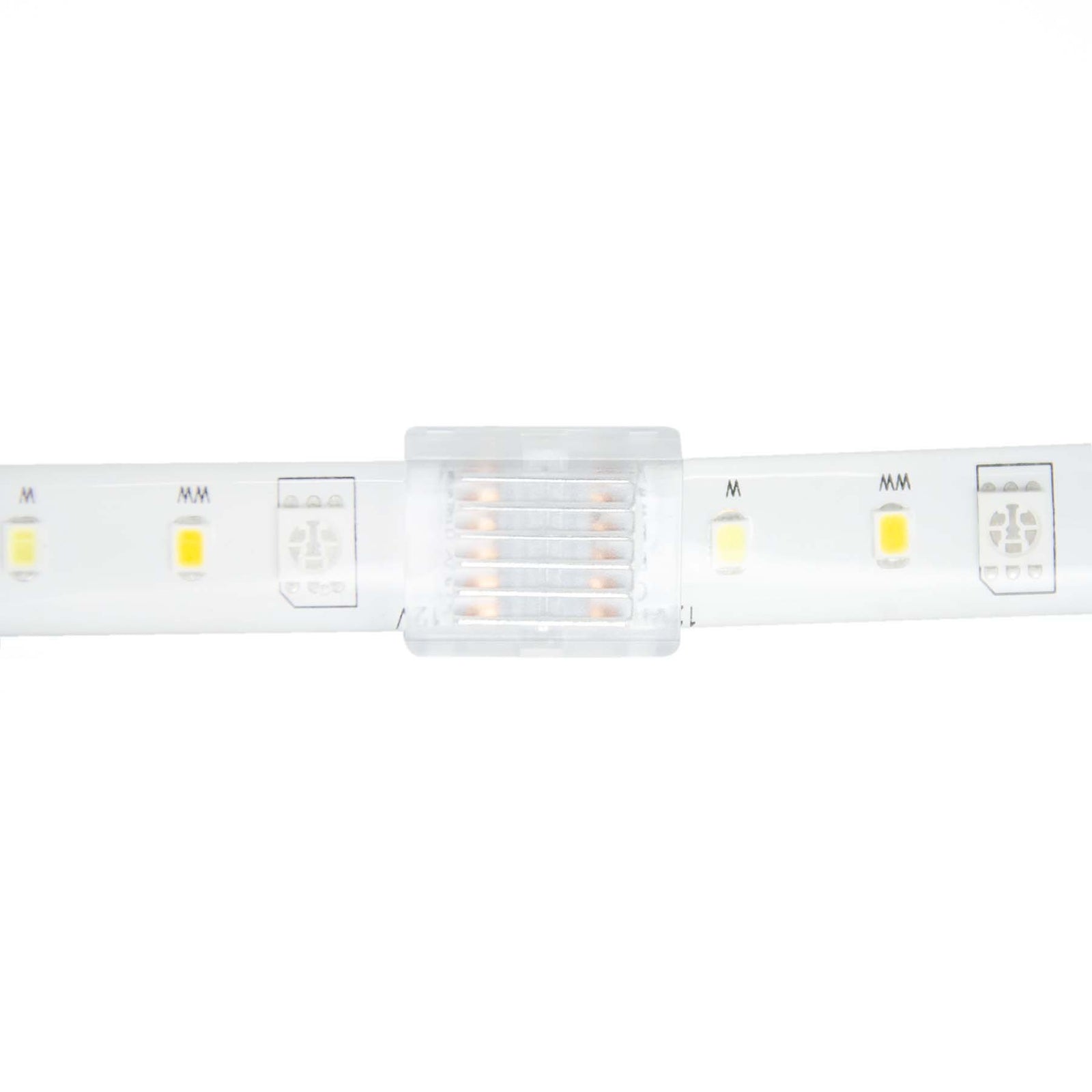 6 Pin Solderless Straight Connector For RGB+CCT LED Strip Lights