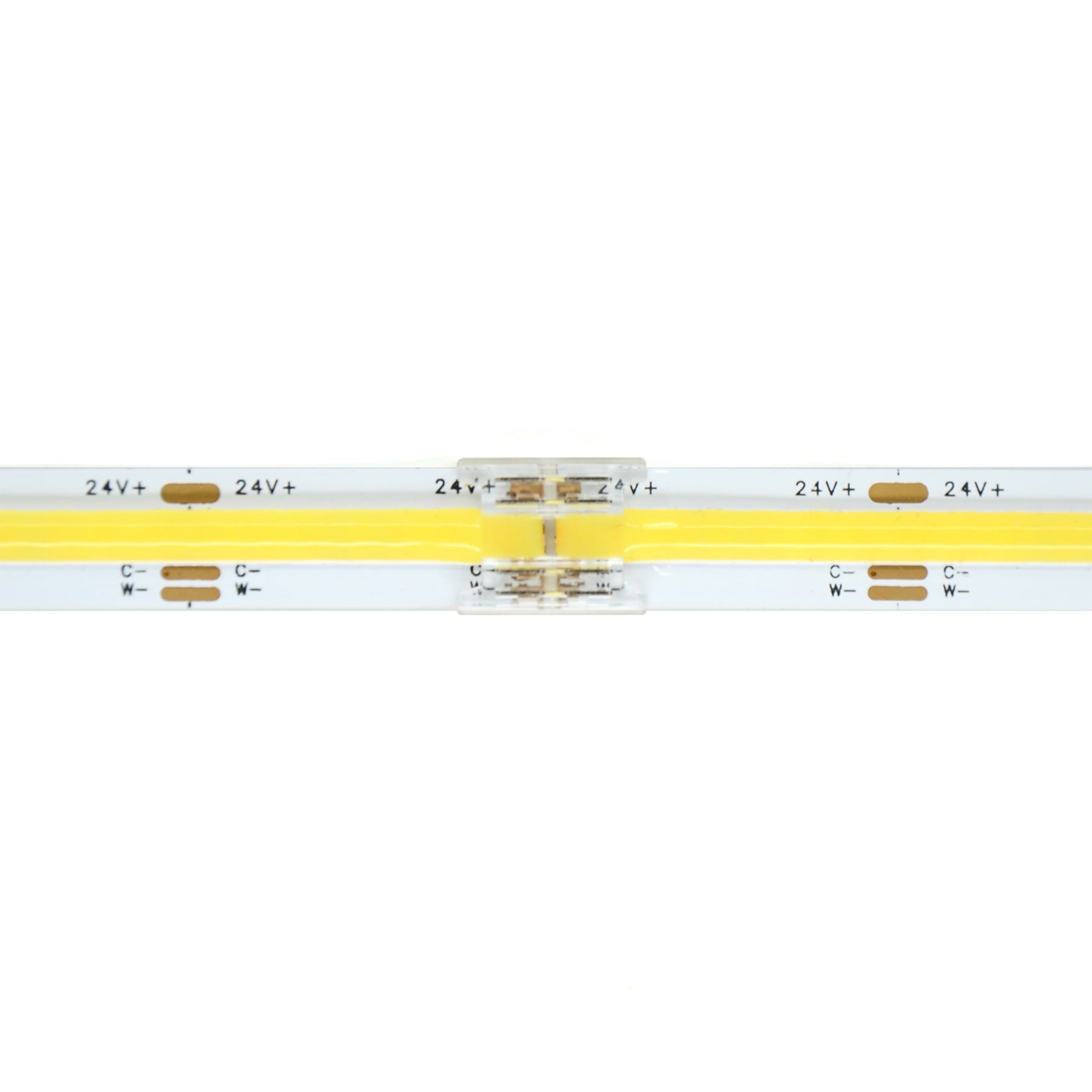 G.W.S LED Wholesale Strip Connectors Strip to Strip / 10mm / 5 3 Pin Straight Connector For CCT/Pixel LED COB Strip Lights