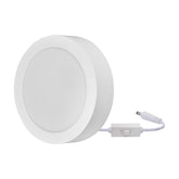 G.W.S LED Wholesale Surface Mounted LED Panel Lights 6W / 3CCT (3000K+4000K+6000K) / No Surface Mounted Round LED Panel Light