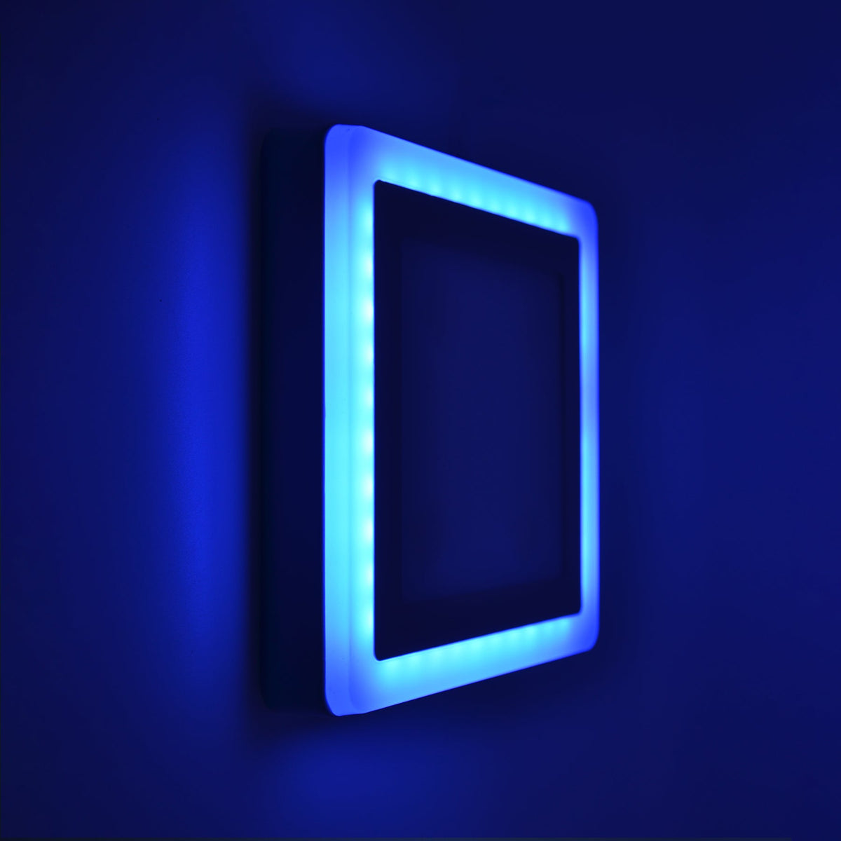 Surface Mounted Square Blue Edge Lit LED Panel Light