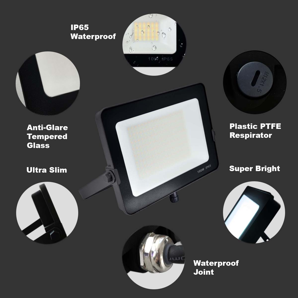Infinity Infinity LED Floodlight Infinity Black Casing LED Flood Light