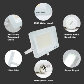 Infinity Infinity LED Floodlight Infinity White Casing Tri-Colour (3000K/4000K/6000K) LED Flood Light