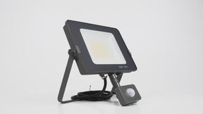 Infinity Grey Casing Tri-Colour LED Flood Light With PIR Motion Sensor