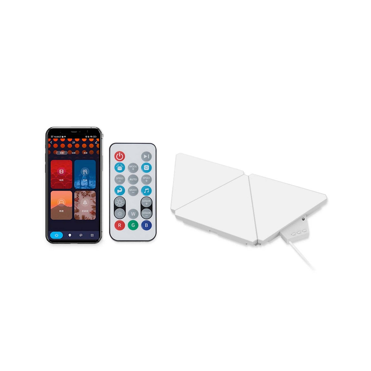 Smart LED Triangle Panel Light RGBIC