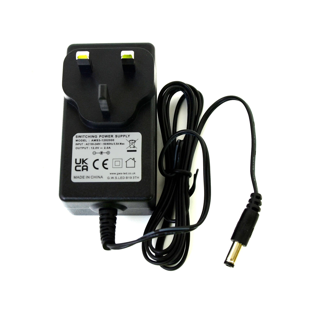 G.W.S. LED LED Drivers/LED Power Supplies IP20 (Non-Waterproof) / 12V / 24W 12V 2A 24W LED Power Adapter