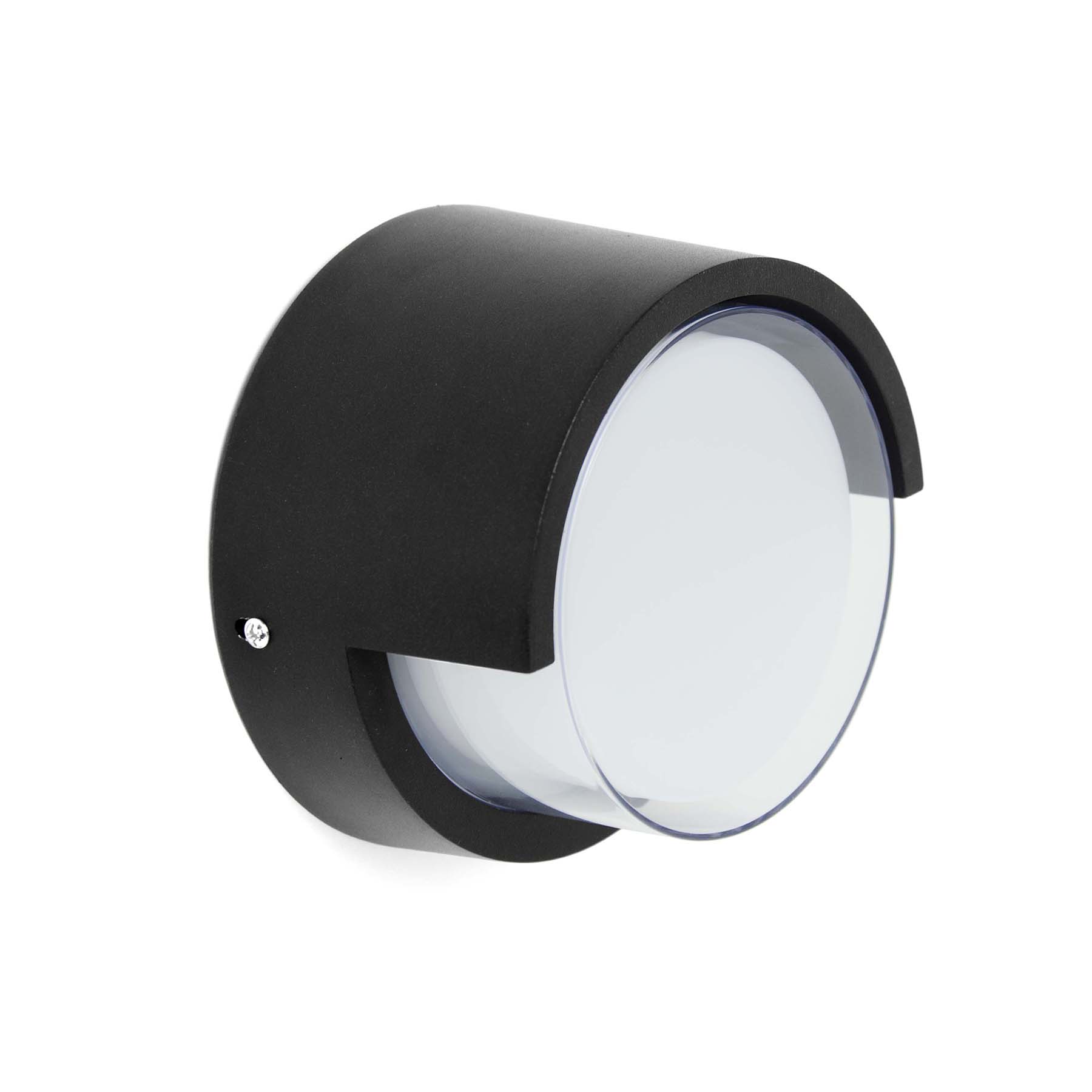 G.W.S. LED LED Wall Lights 12W Black Round LED Wall Light (WL-C-RD)