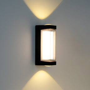 G.W.S. LED LED Wall Lights 16W Black Up and Down LED Wall Light (WL-A-SQ)
