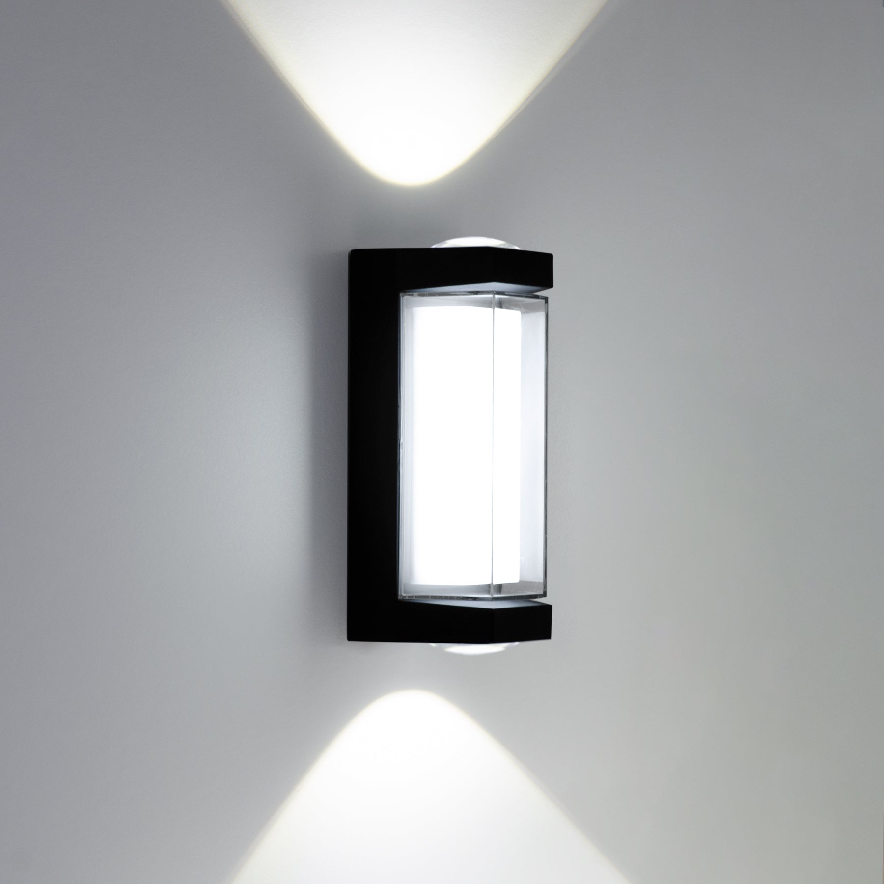 G.W.S. LED LED Wall Lights 16W Black Up and Down LED Wall Light (WL-A-SQ)