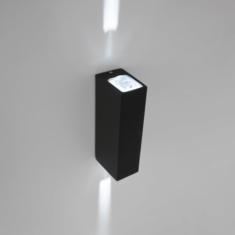 6W Black LED Up and Down Wall Light (WL-D)