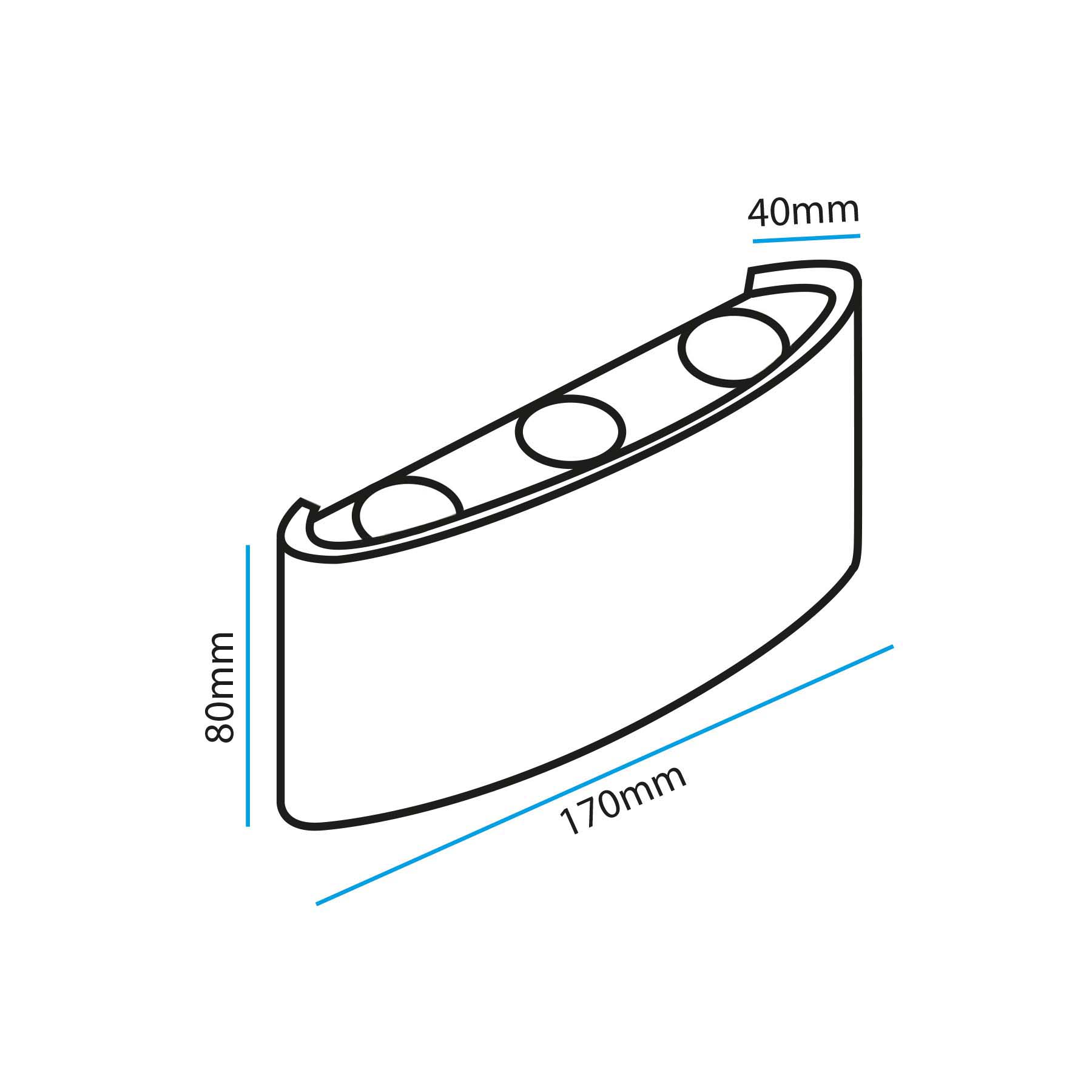 G.W.S. LED LED Wall Lights 6W White Up and Down LED Wall Light (WL-T6)