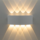 G.W.S. LED LED Wall Lights 8W / Warm White (3000K) 8W White Up and Down LED Wall Light (WL-T8)