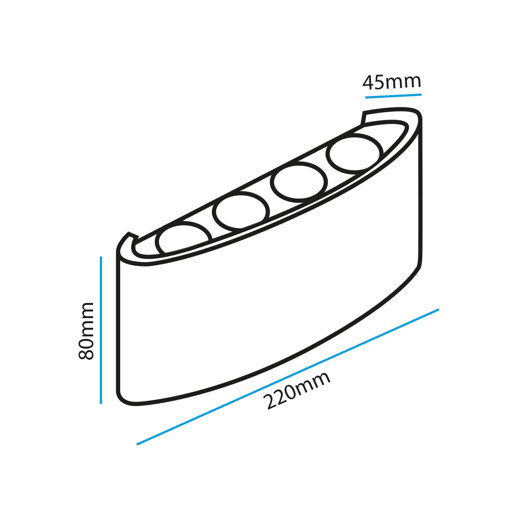 G.W.S. LED LED Wall Lights 8W White Up and Down LED Wall Light (WL-T8)