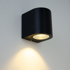 G.W.S. LED LED Wall Lights Warm White (3000K) 5W Black Down LED Wall Light (WL-B2-D)